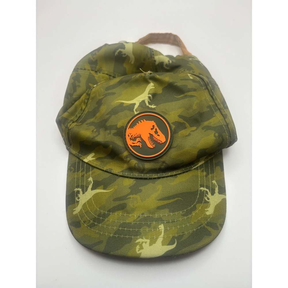 Jurassic World Dominion Baseball Cap Green Camo Dinosaur Hat 365-M21-010775 OSFM